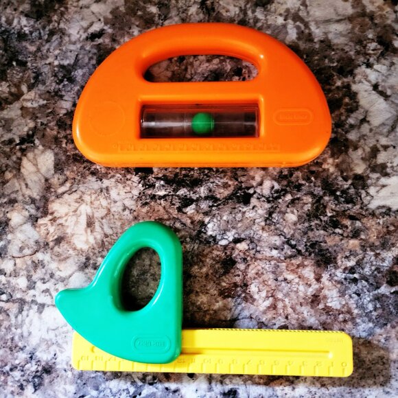 Vintage Little Tikes Workbench Hand Tools-Set of 6-1990s - Picture 3 of 3